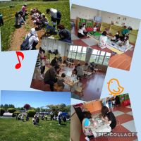 5月のルンルン・ピヨピヨクラス☺️制作やいも植え、シャボン玉など楽しいことがたくさんの5月でした✨6月も元気一杯遊びましょうね！