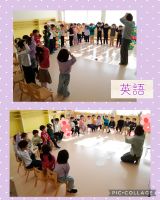きりんくみ🦒今日は久しぶりの英語がありました🎵みんなで歌を歌ったり、クイズをしたり、とても楽しんでいましたよ😊